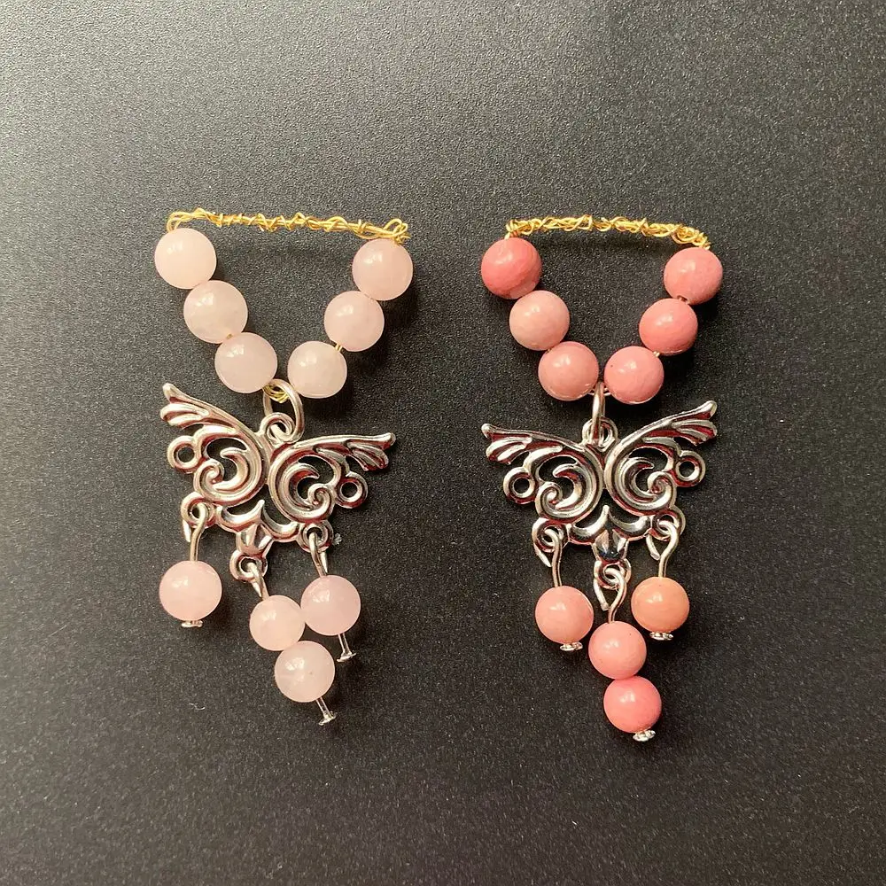 Natural Rhodonite Stone Beads Rose Quartz Crystal Copper Wire Wrapped Beads Handmade Pendant Diy Crystal Decoration Home 1pc
Natural Rhodonite Stone Beads Rose Quartz Crystal Copper Wire Wrapped Beads Handmade Pendant Diy Crystal Decoration Home 1pc