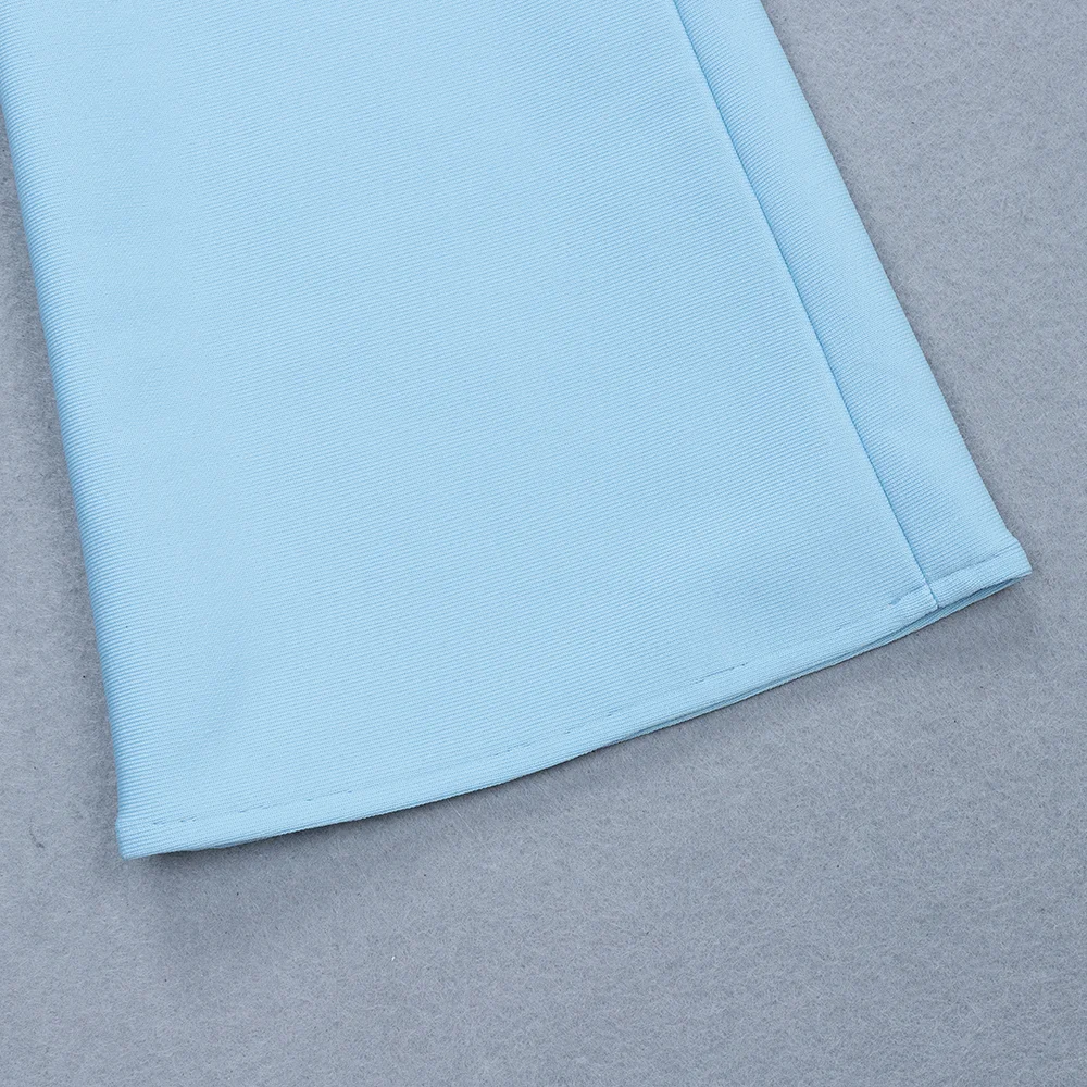 High Quality Sexy Women Strapless Sky Blue Rayon Bandage Jumpsuit Evening Party Fashion Jumpsuit
High Quality Sexy Women Strapless Sky Blue Rayon Bandage Jumpsuit Evening Party Fashion Jumpsuit