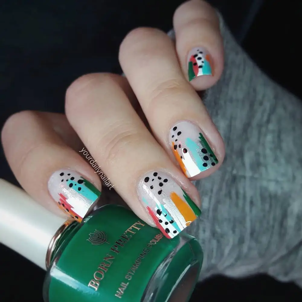 BORN PRETTY Stamp polish 1 Bottle Nail Polish & stamping nail art 68 colors Optional Stamping Gel Nails varnish | Красота и