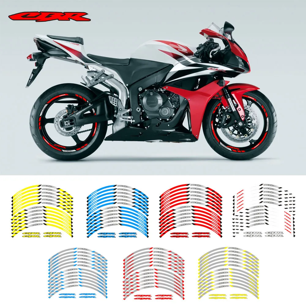 Наклейки на передние и задние колеса мотоцикла наклейки для Honda CBR|Наклейки