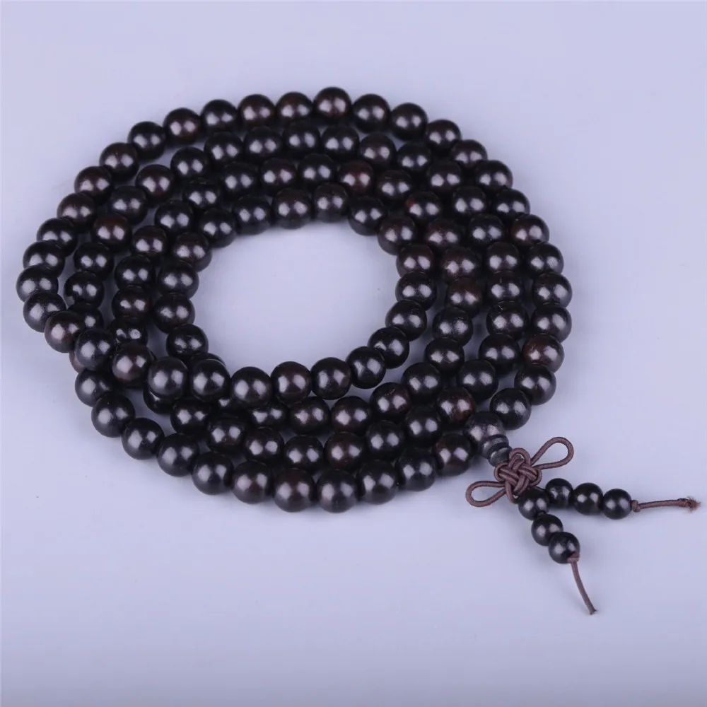 Wholesale 10 pcs Natural Black Sandalwood Beads Bracelet Buddhist 108 Beads Mala Hand Beaded Chinese Knot Elastic Rope Bracelet
Wholesale 10 pcs Natural Black Sandalwood Beads Bracelet Buddhist 108 Beads Mala Hand Beaded Chinese Knot Elastic Rope Bracelet