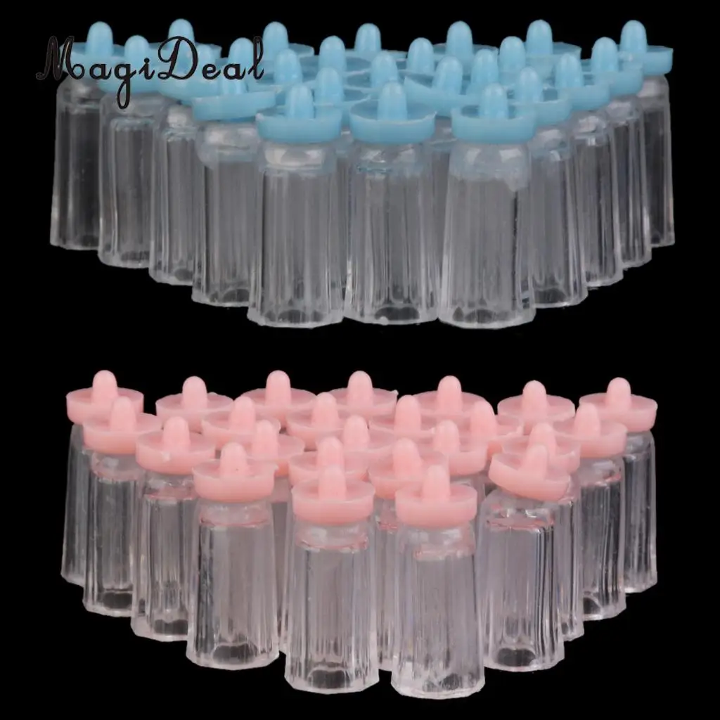 MagiDeal 24PCS/Lot Plastic Mini Baby Milk Bottles Boy Girls Baby Shower Party Favors Gifts Pink/Blue
MagiDeal 24PCS/Lot Plastic Mini Baby Milk Bottles Boy Girls Baby Shower Party Favors Gifts Pink/Blue