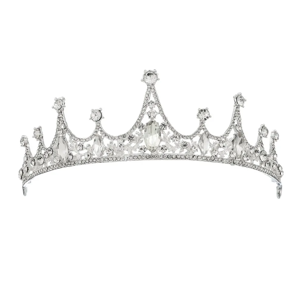 Retro Baroque Bridal Tiara Bling Rhinestones Princess Wedding Bridal Crown Bride Hair Accessory Tiara New Garment Accessory
Retro Baroque Bridal Tiara Bling Rhinestones Princess Wedding Bridal Crown Bride Hair Accessory Tiara New Garment Accessory
