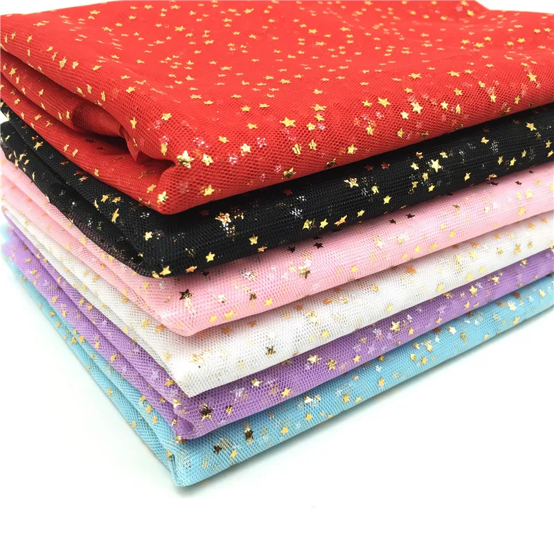 Fashion 150cm*100cm Bling Stars Bronzed Tulle Roll for DIY Fabric Spool Crafts Wedding Decoration Crafts Festive Party Supplies
Fashion 150cm*100cm Bling Stars Bronzed Tulle Roll for DIY Fabric Spool Crafts Wedding Decoration Crafts Festive Party Supplies