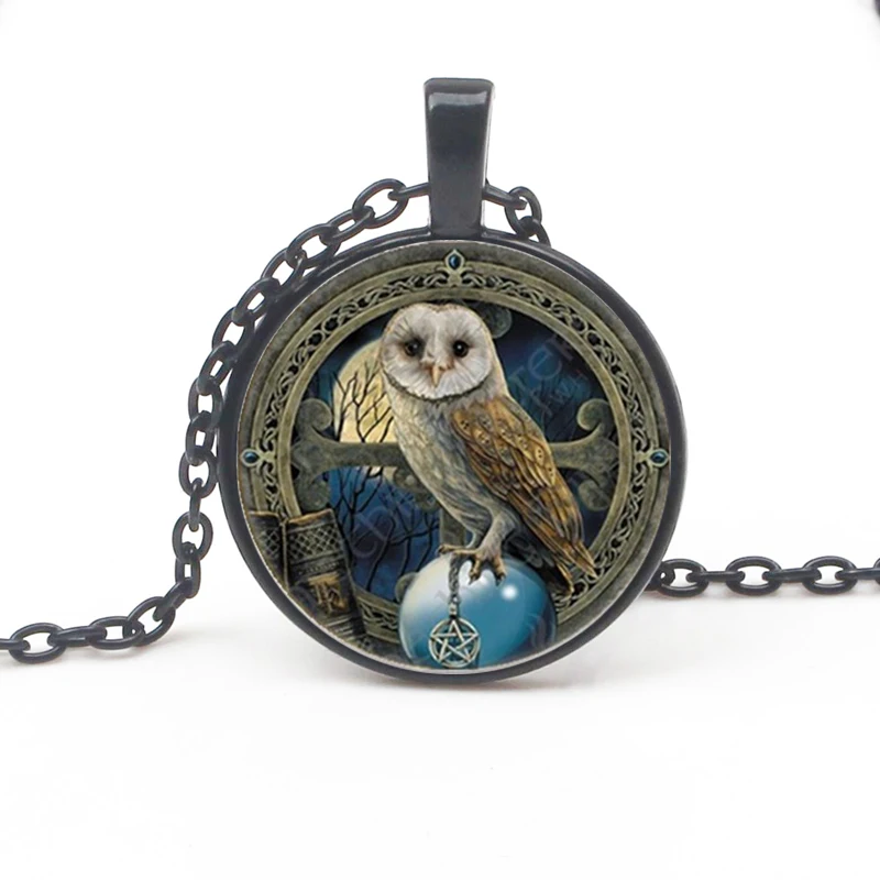 Fashion Charm Necklace Witchcraft Owl Photo Tibet Cabochon Glass Pendant Chain Choker Men and Women Gift Souvenir
Fashion Charm Necklace Witchcraft Owl Photo Tibet Cabochon Glass Pendant Chain Choker Men and Women Gift Souvenir