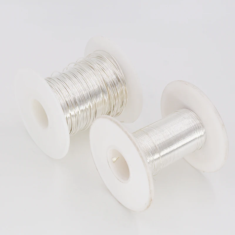 Один метр 99.999% 5N твердый сердечник чистое серебро аудио провод DIY|silver audio wire|audio