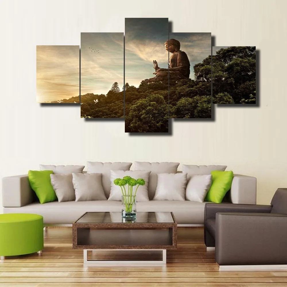 New Hot Sell 5 Pcs HD Printed Buddha Painting Landscape Canvas Wall Art Home Decor For Living Room Canvas Painting Unframed
New Hot Sell 5 Pcs HD Printed Buddha Painting Landscape Canvas Wall Art Home Decor For Living Room Canvas Painting Unframed