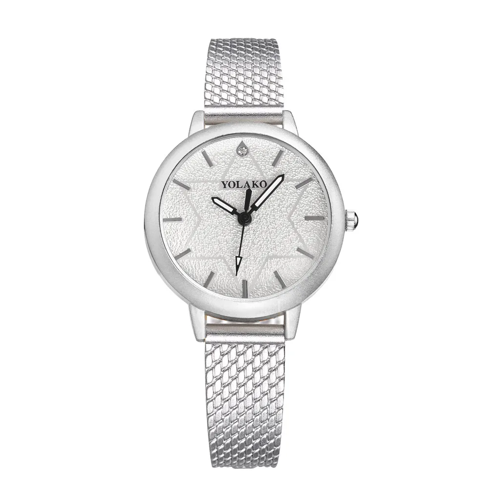 YOLAKO Women's Watch Fashion Cute Mesh Band Ladies Watches Women Quartz Elegant Wristwatch Gift reloj mujer zegarek damski
YOLAKO Women's Watch Fashion Cute Mesh Band Ladies Watches Women Quartz Elegant Wristwatch Gift reloj mujer zegarek damski