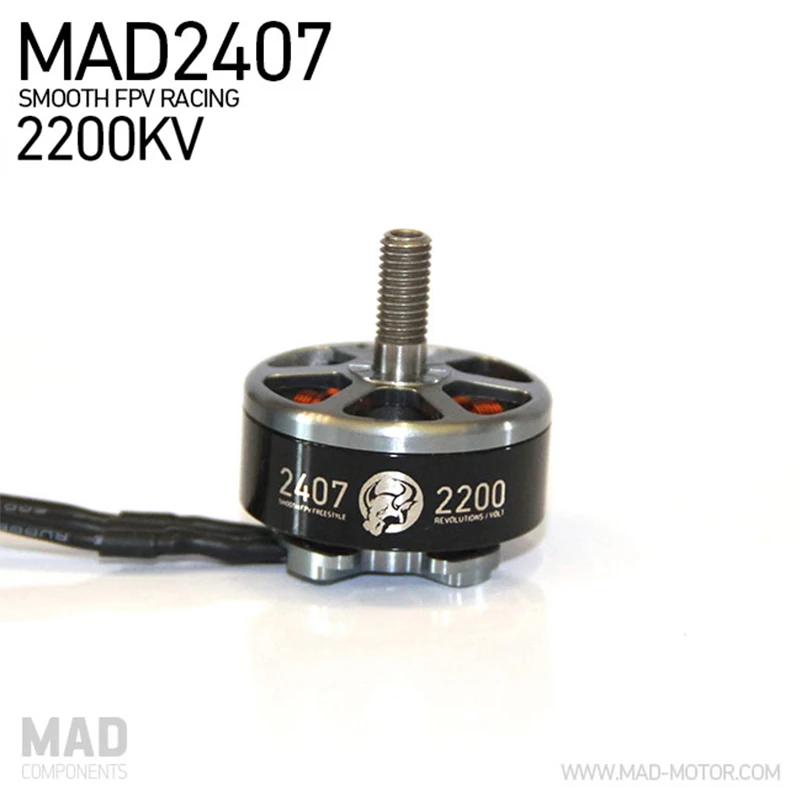 Бесколлекторный Дрон MAD 2407 2200KV, 4S, 5S, высокоэффективный, плавный полет, FPV, дронерацион, Freestlye, Crazy Power at 5S
Бесколлекторный Дрон MAD 2407 2200KV, 4S, 5S, высокоэффективный, плавный полет, FPV, дронерацион, Freestlye, Crazy Power at 5S