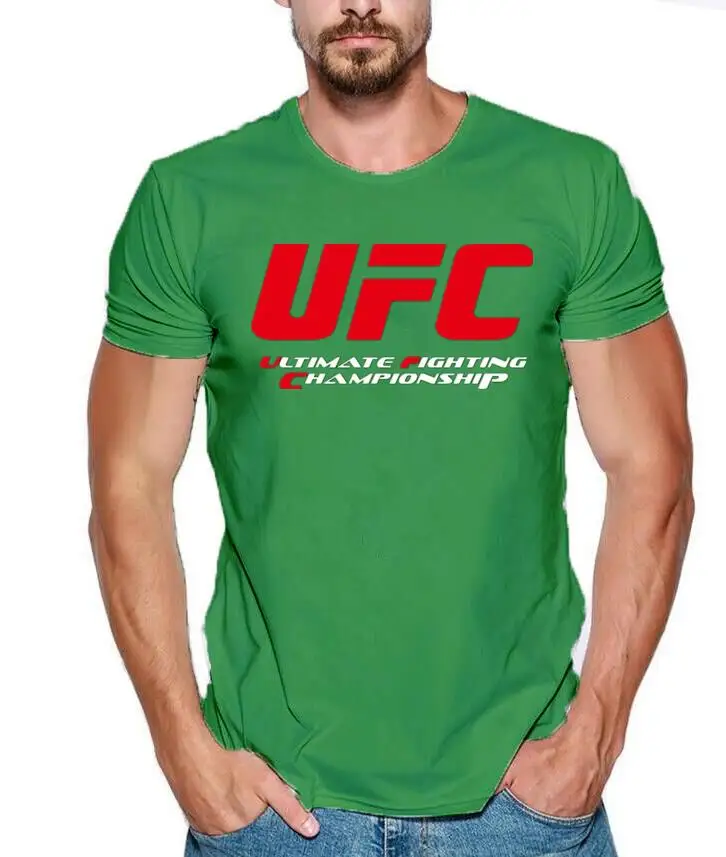 MMA mannen T-shirts Ultimate Fighting Championship Ufc men t Shirt 2018 cotton Euro Size S-2xl Tops Casuals t-Shirt | Мужская одежда