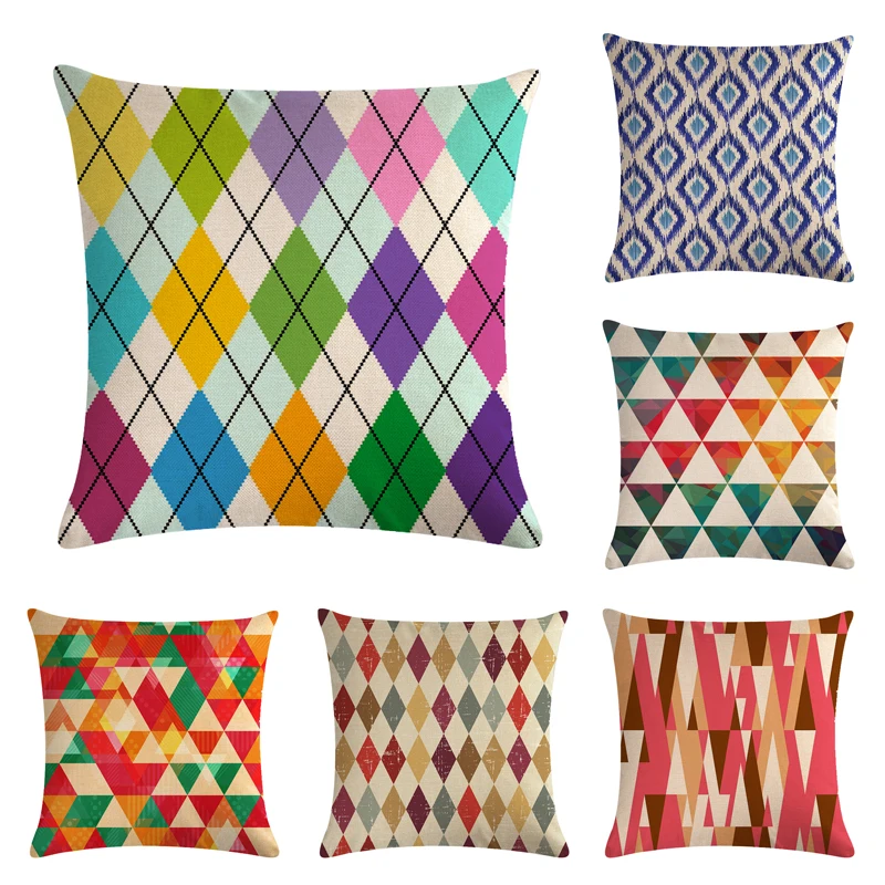 Красивый чехол для подушки с геометрическим рисунком, искусственные наволочки для подушек, домашний декор для дивана 45x45 см
Красивый чехол для подушки с геометрическим рисунком, искусственные наволочки для подушек, домашний декор для дивана 45x45 см