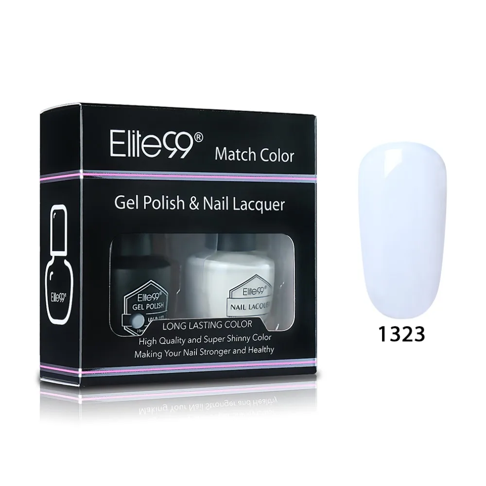 Elite99 2 шт./лот 59 чистых цветов пилинг лак для ногтей + гель с коробкой Пигмент