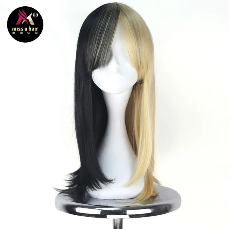 Женский синтетический парик Miss U Hair, длинные прямые волосы, наполовину черные и наполовину светло-золотые волосы для косплевечерние, ролевы...
Женский синтетический парик Miss U Hair, длинные прямые волосы, наполовину черные и наполовину светло-золотые волосы для косплевечерние, ролевы...