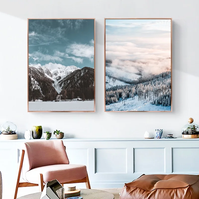 Winter Snow Mountain Landscape Canvas Painting Nordic Decoration Home Art Posters and Prints for Living Room Decor Wall Pictures
Winter Snow Mountain Landscape Canvas Painting Nordic Decoration Home Art Posters and Prints for Living Room Decor Wall Pictures