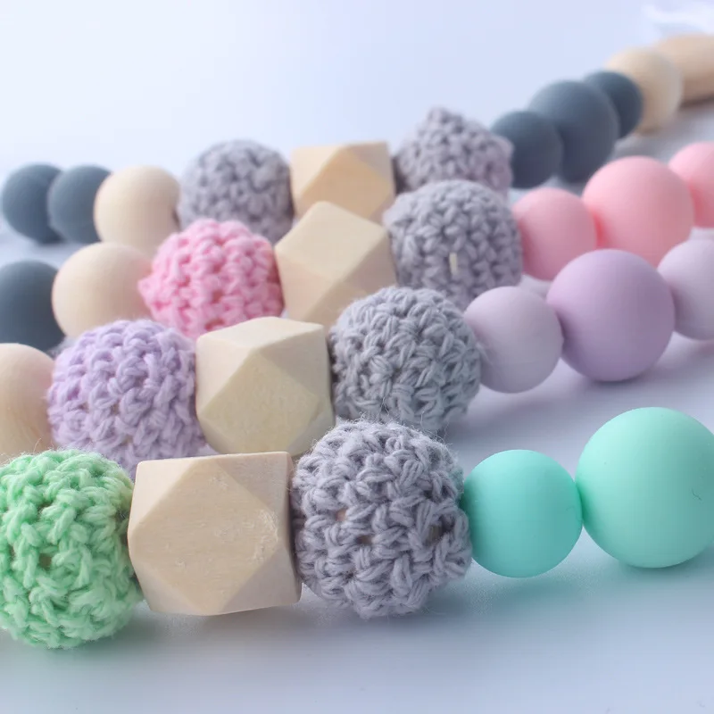 Baby Rattle 2pcs/Set Crochet Beads Newborn Montessori Educational Wooden Rings Dummy Clips Baby Toys
Baby Rattle 2pcs/Set Crochet Beads Newborn Montessori Educational Wooden Rings Dummy Clips Baby Toys