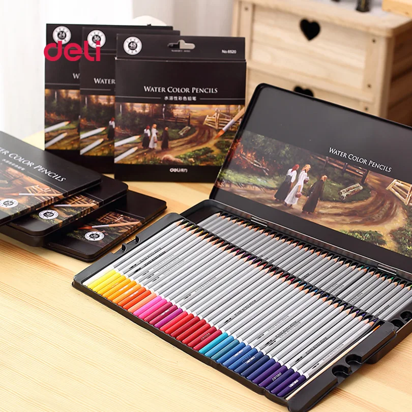 Deli Office Stationery 72 Colors colored pencil Set for Drawing Painting Sketch Tin Box Art school Supplies Professional pencil
Deli Office Stationery 72 Colors colored pencil Set for Drawing Painting Sketch Tin Box Art school Supplies Professional pencil
