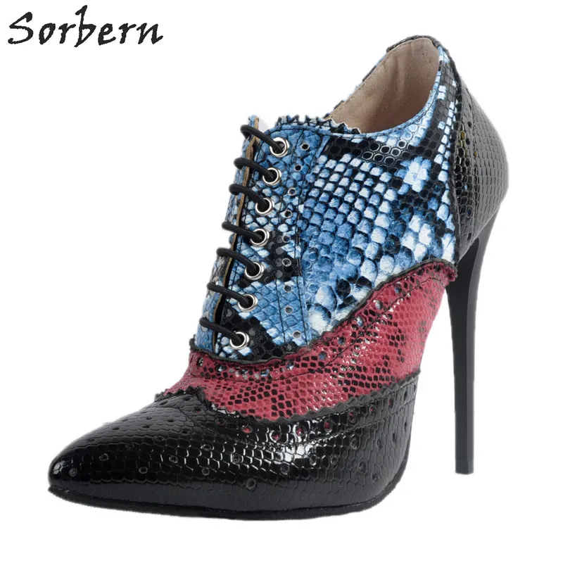 Sorbern Women Boots Snake Prints Ankle Boots For Women High Thin Plus Size Women Boots Sexy Size35-47 Large Size Shoes New
Sorbern Women Boots Snake Prints Ankle Boots For Women High Thin Plus Size Women Boots Sexy Size35-47 Large Size Shoes New