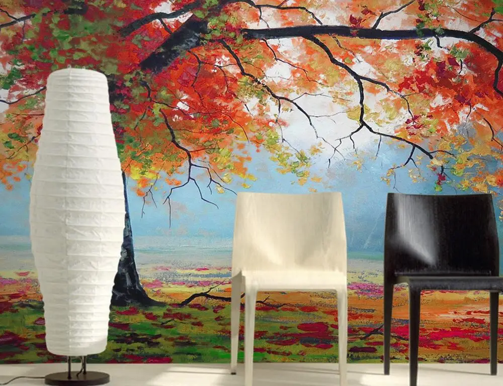 Custom 3d murals,Red maple forest painting papel de parede,hotel restaurant living room sofa TV wall bedroom murals wallpaper
Custom 3d murals,Red maple forest painting papel de parede,hotel restaurant living room sofa TV wall bedroom murals wallpaper