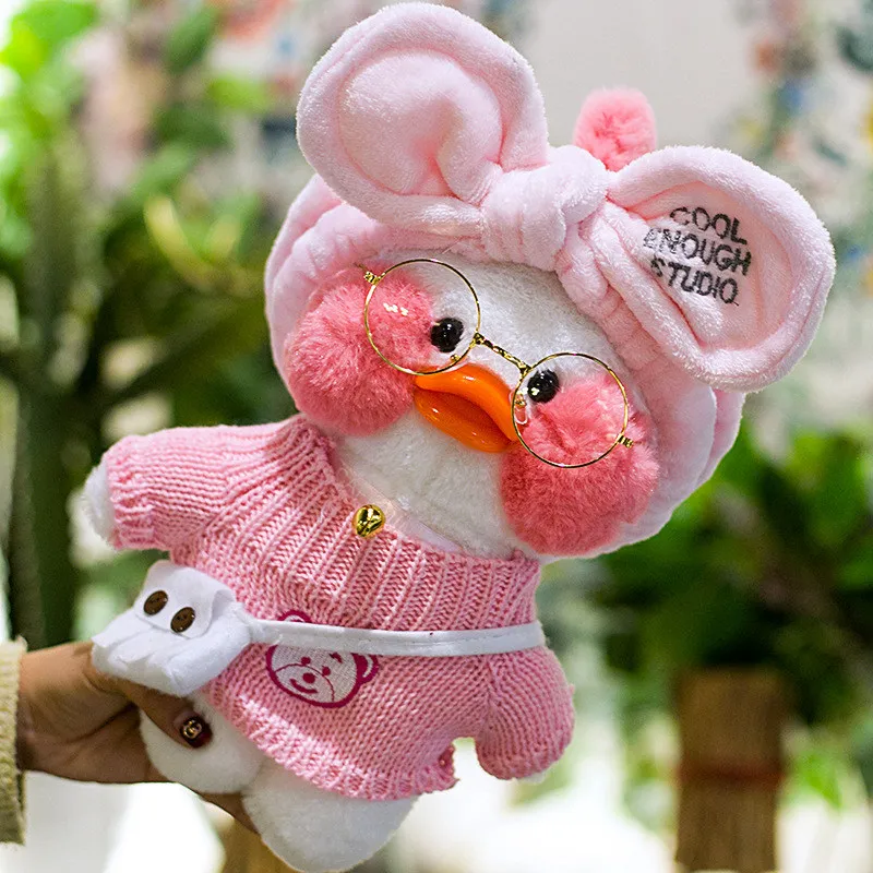 30cm LaLafanfan Cafe Duck Plush Toy Cartoon Cute White Duck Stuffed Doll Soft Animal Dolls Girl Toys Birthday Gift for Children
30cm LaLafanfan Cafe Duck Plush Toy Cartoon Cute White Duck Stuffed Doll Soft Animal Dolls Girl Toys Birthday Gift for Children