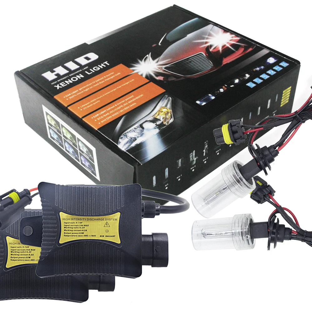 1 Kit 12V 55W HID Lamp 9006/HB4 HID Kit 4300K 5000k 6000K 8000K 10000K 12000K 9006 Car Light Bulb HID Bulb Set
1 Kit 12V 55W HID Lamp 9006/HB4 HID Kit 4300K 5000k 6000K 8000K 10000K 12000K 9006 Car Light Bulb HID Bulb Set