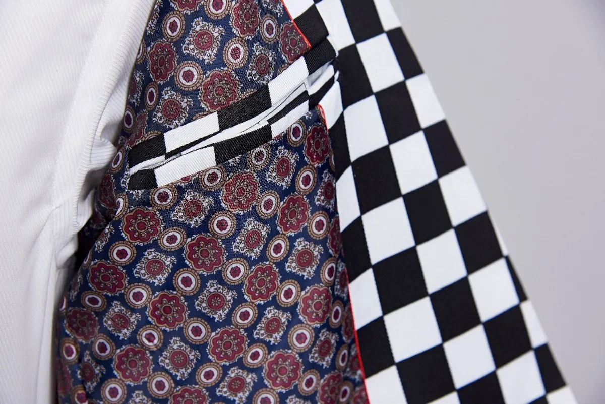 PYJTRL Tide Male Black White Plaid Blazer Design Mens Plus Size Fashion Suit Jacket Singer Costume Homme Slim Fit Outfit
PYJTRL Tide Male Black White Plaid Blazer Design Mens Plus Size Fashion Suit Jacket Singer Costume Homme Slim Fit Outfit