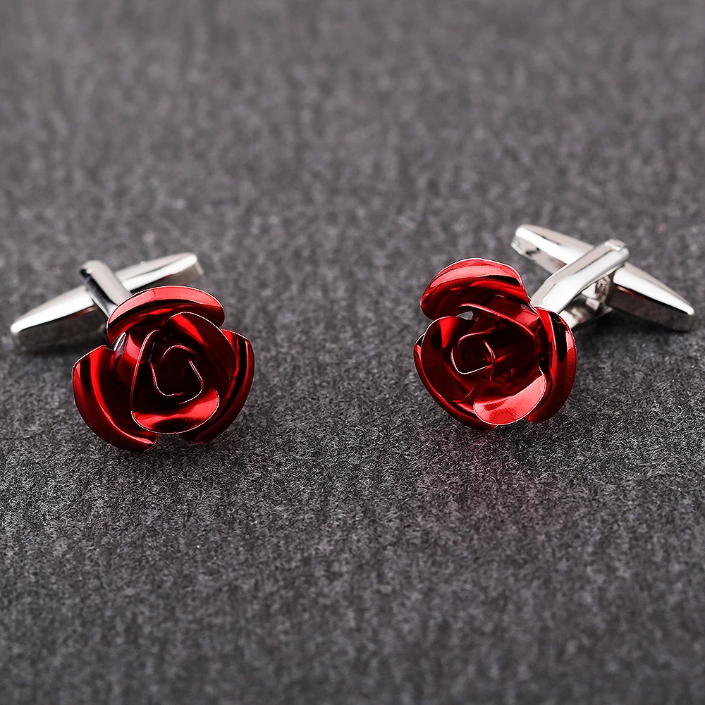 KFLK brand men's shirt cuff button The red rose cufflinks wedding gift button 2020 new products free shipping
KFLK brand men's shirt cuff button The red rose cufflinks wedding gift button 2020 new products free shipping