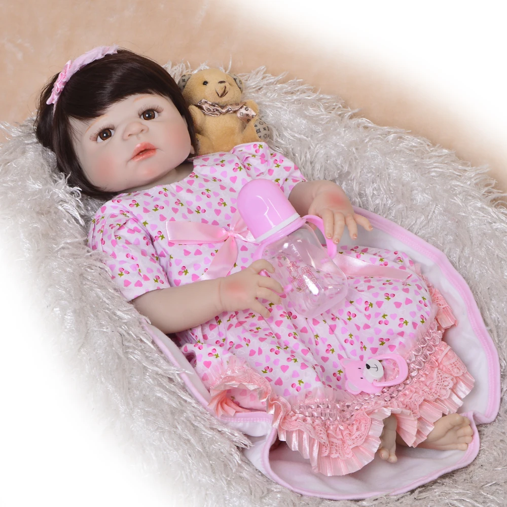 55cm Full silicone reborn babies dolls 22inch bonecas realistic bb reborn baby reborn babies princess Children Best Gifts toy
55cm Full silicone reborn babies dolls 22inch bonecas realistic bb reborn baby reborn babies princess Children Best Gifts toy