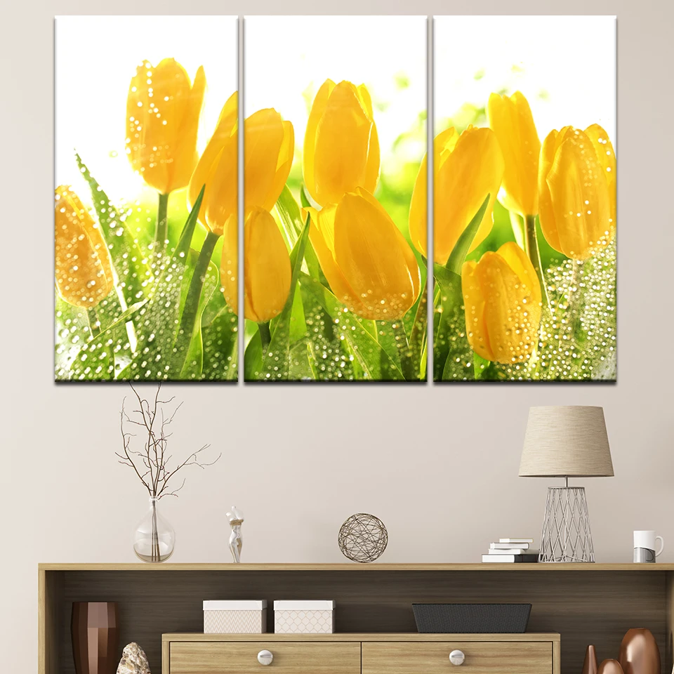Gold color tulip decoration wall picture for living room modular paintings on the wall art modern flowers abstract print artwork
Gold color tulip decoration wall picture for living room modular paintings on the wall art modern flowers abstract print artwork