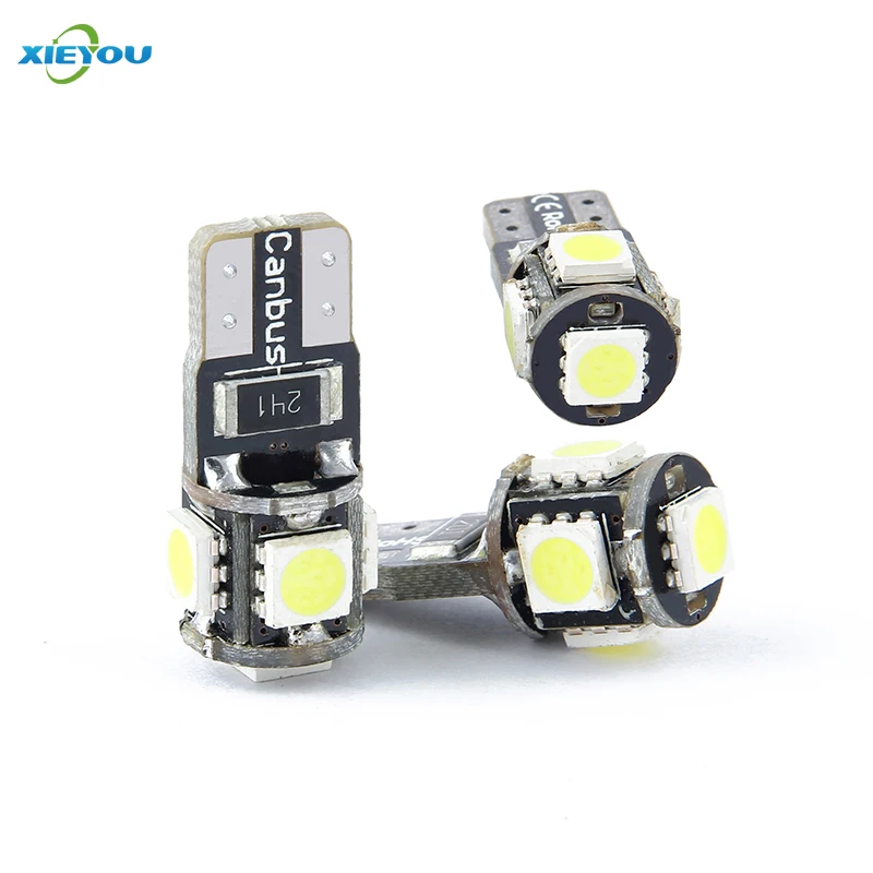 100PCS T10 Wedge Type W5W 194 168 5050 5-SMD 12V LED Car Lights Canbus Error Free Brightness For Dome Trunk Parking Light
100PCS T10 Wedge Type W5W 194 168 5050 5-SMD 12V LED Car Lights Canbus Error Free Brightness For Dome Trunk Parking Light