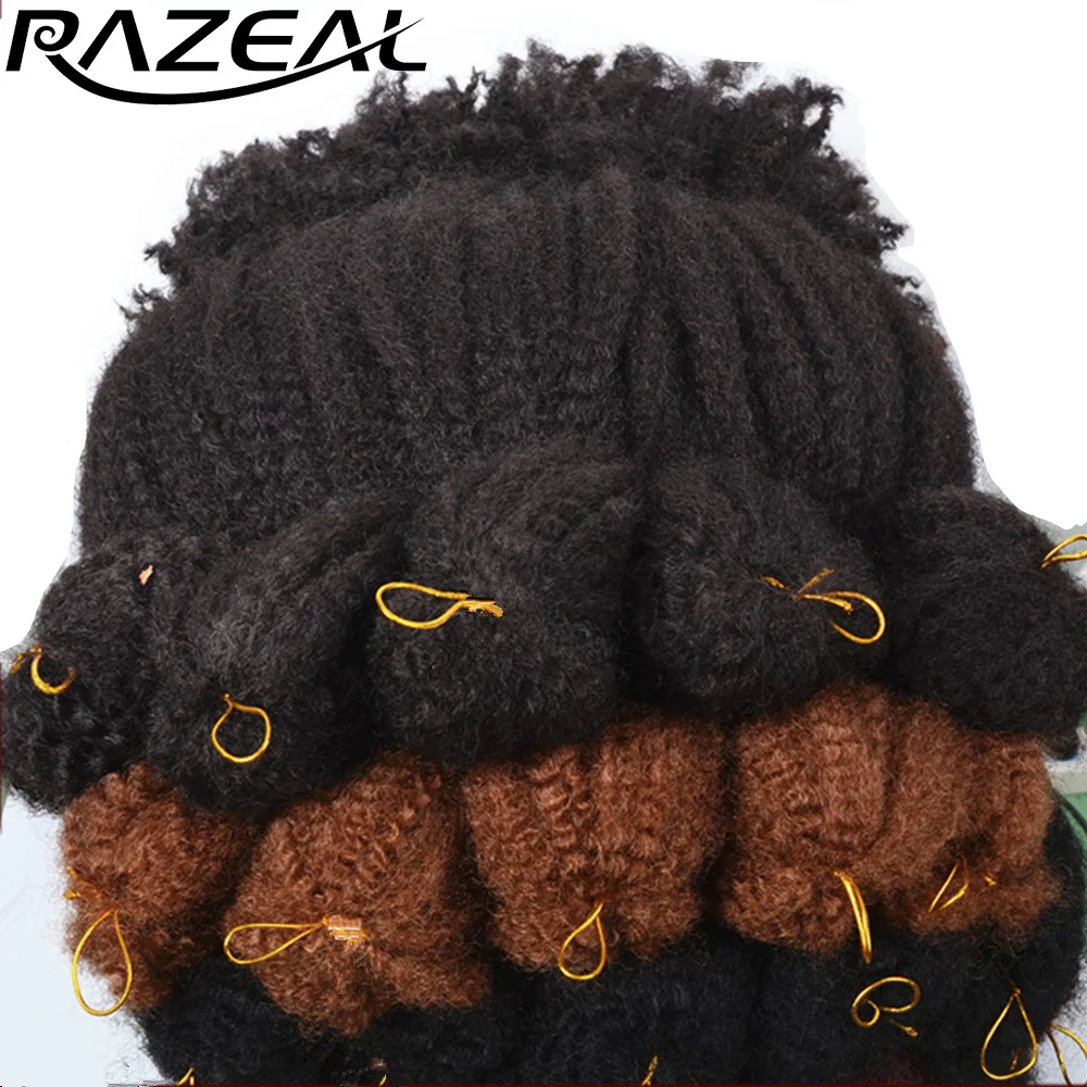 Razeal 5PCS 18'' 65grams Crochet Braid Marly Braids Hair Afro Twist Synthetic Braiding Hair Extensions High Temperature Fiber
Razeal 5PCS 18'' 65grams Crochet Braid Marly Braids Hair Afro Twist Synthetic Braiding Hair Extensions High Temperature Fiber
