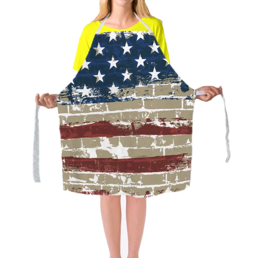 Unique Work Apron for Men Women Star-Strpes Flag Printed Aprons 79*67cm Restaurant Kitchen Bib Aprons
Unique Work Apron for Men Women Star-Strpes Flag Printed Aprons 79*67cm Restaurant Kitchen Bib Aprons