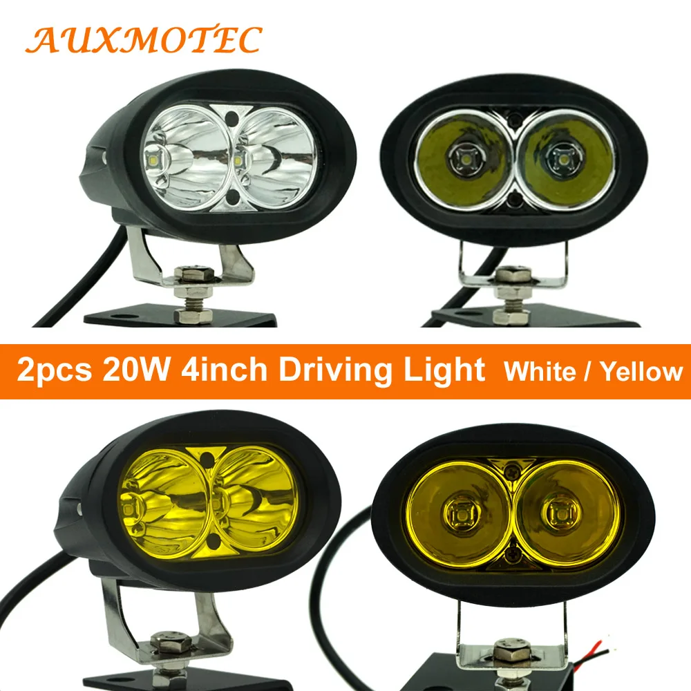 20w 4inch Offroad light White Yellow Spotlight Driving light For ATV UTV 4X4 SUV Motorcycle Truck Boat Offroad Work light as Fog
20w 4inch Offroad light White Yellow Spotlight Driving light For ATV UTV 4X4 SUV Motorcycle Truck Boat Offroad Work light as Fog