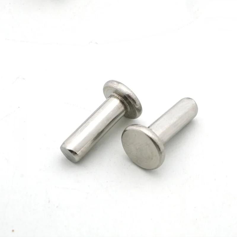 

2pcs M12 stainless steel flat head rivets solid rivets household solid round cap decorative bolts length 20mm-50mm