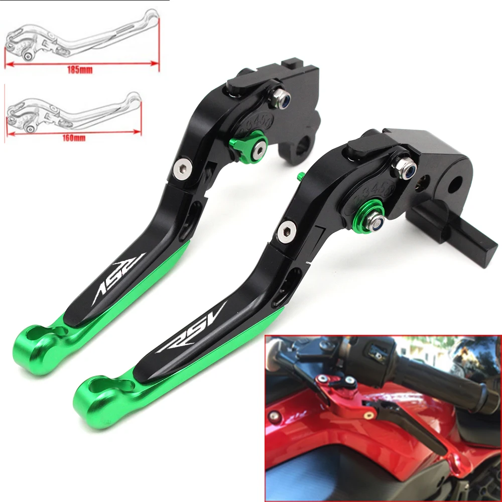 Motorcycle CNC Adjustable Foldable brake Clutch Levers for Aprilia RSV MILLE / R 1999 2000 2001 2002 2003 with Logo(RSV)
Motorcycle CNC Adjustable Foldable brake Clutch Levers for Aprilia RSV MILLE / R 1999 2000 2001 2002 2003 with Logo(RSV)