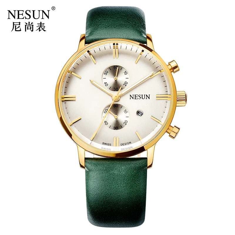 Nesun Men's Watches Brand Luxury Japan Import Quartz movement Watch Men Chronograph Wrist clock Waterproof reloj hombre N8601-4
Nesun Men's Watches Brand Luxury Japan Import Quartz movement Watch Men Chronograph Wrist clock Waterproof reloj hombre N8601-4