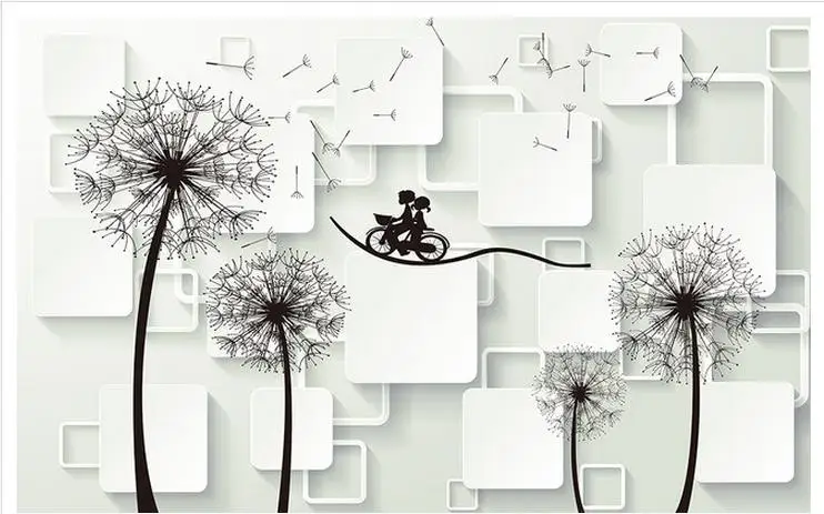 3D photo wallpaper custom murals wallpaper Children cartoon mural Dandelion squares bike lovers setting wall papers home decor
3D photo wallpaper custom murals wallpaper Children cartoon mural Dandelion squares bike lovers setting wall papers home decor