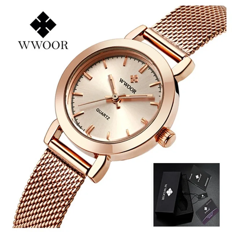 Watch Women WWOOR Top Brand Luxury Women Watches Simple Fashion Mesh Band 30m Waterproof Quartz Ladies Watch Montre Femme 2021
Watch Women WWOOR Top Brand Luxury Women Watches Simple Fashion Mesh Band 30m Waterproof Quartz Ladies Watch Montre Femme 2021