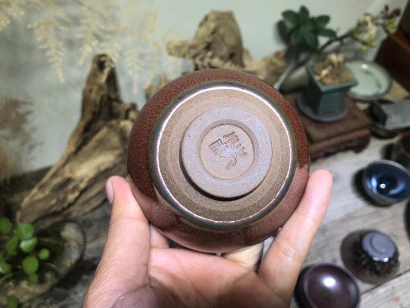 Jianzhan Red Tenmoku Glaze Tea Cup Bowls Vintage Unique Porcelain 120ml/4.08oz more use more beautiful Underglazed Handmade
Jianzhan Red Tenmoku Glaze Tea Cup Bowls Vintage Unique Porcelain 120ml/4.08oz more use more beautiful Underglazed Handmade