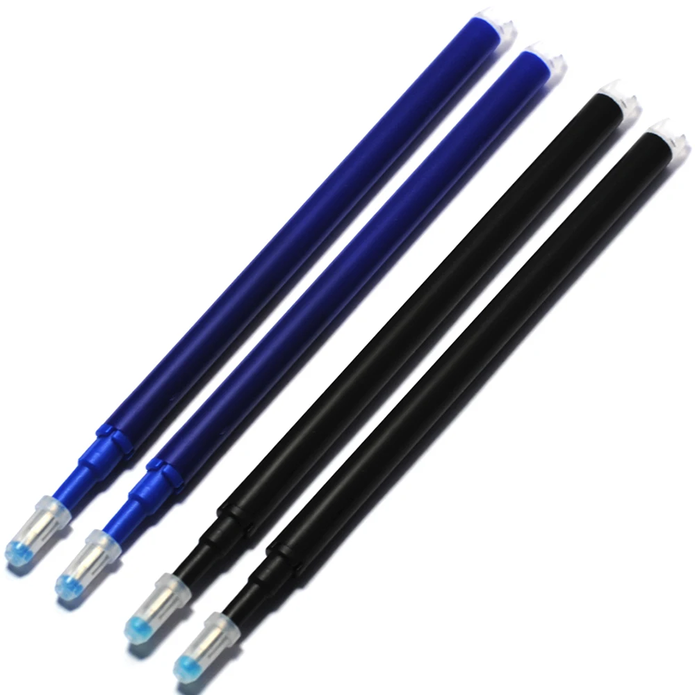 

HOT 11.1CM Length 0.5mm Writing Point Magic Erasable Pen Refill Eraser Ink Ballpoint Pen Refills Office School Writing Supplies