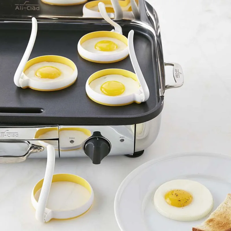 1PC Fried Egg Mold Culinary Round Shape Ring Breakfast Cooking Tools Non-stick Heat Resistant Frying Pancake Rings | Дом и сад