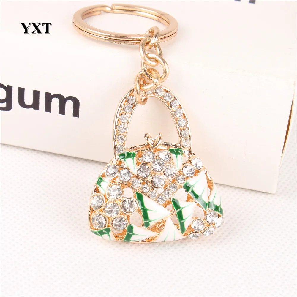 New Fashion Lady Handbag Flower Crystal Charm Purse Bag Car Key Keyring Keychain Jewelry Women Creative Gift
New Fashion Lady Handbag Flower Crystal Charm Purse Bag Car Key Keyring Keychain Jewelry Women Creative Gift