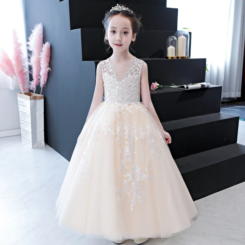 Girls Children Luxury Embroidery Lace Bridesmaid Outfits Elegant Dress for Birthday Evening Party Model Show Catwalk Piano Dress
Girls Children Luxury Embroidery Lace Bridesmaid Outfits Elegant Dress for Birthday Evening Party Model Show Catwalk Piano Dress