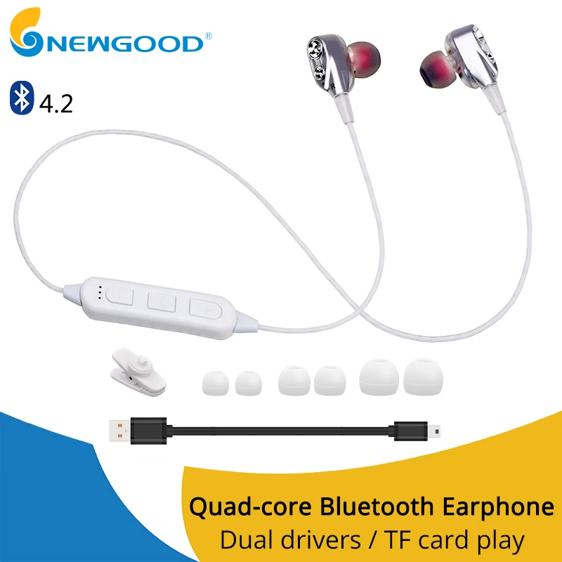 Мини-наушники с двойным драйвером, bluetooth, спортивные наушники, беспроводные наушники bluetooth, наушники с шейным ободом, микрофон для TF-карты
Мини-наушники с двойным драйвером, bluetooth, спортивные наушники, беспроводные наушники bluetooth, наушники с шейным ободом, микрофон для TF-карты