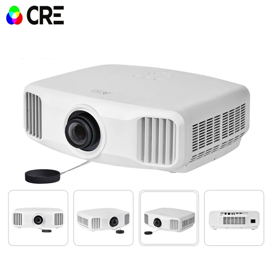 3LCD проектор 1920x1200 Full HD 3D Поддержка затвора 4K видео Android 5 1 Bluetooth Wifi домашний