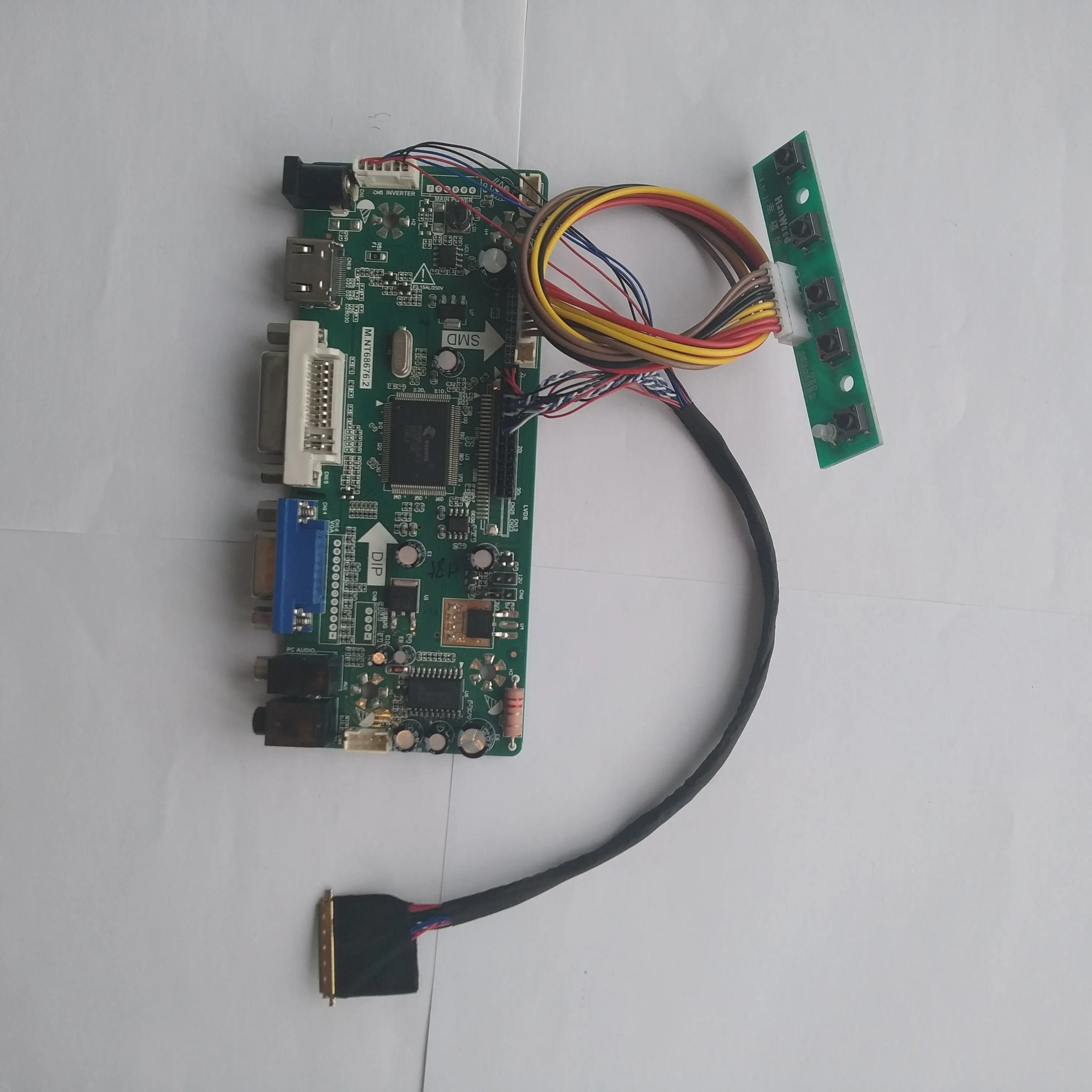 M.NT68676 светодиодный VGA HDMI DVI ЖК дисплей LVDS плата контроллера комплект драйверов для