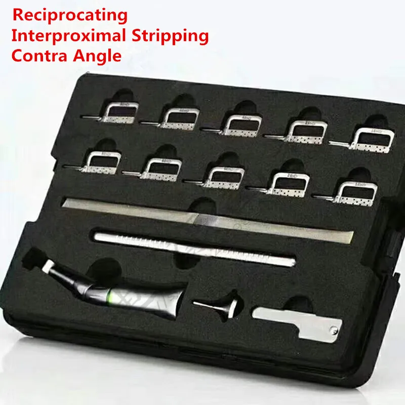 Free shipping Dental Contra Angle Handpiece 4:1 Reduction Interproximal Strips Reciprocating B
Free shipping Dental Contra Angle Handpiece 4:1 Reduction Interproximal Strips Reciprocating B