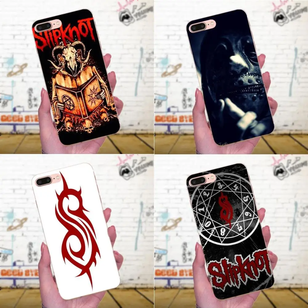 Защитный чехол из ТПУ для Galaxy J1 J2 J3 J330 J4 J5 J6 J7 J730 J8 2015 2016 2017 2018 mini Pro Slipknot Rock логотип