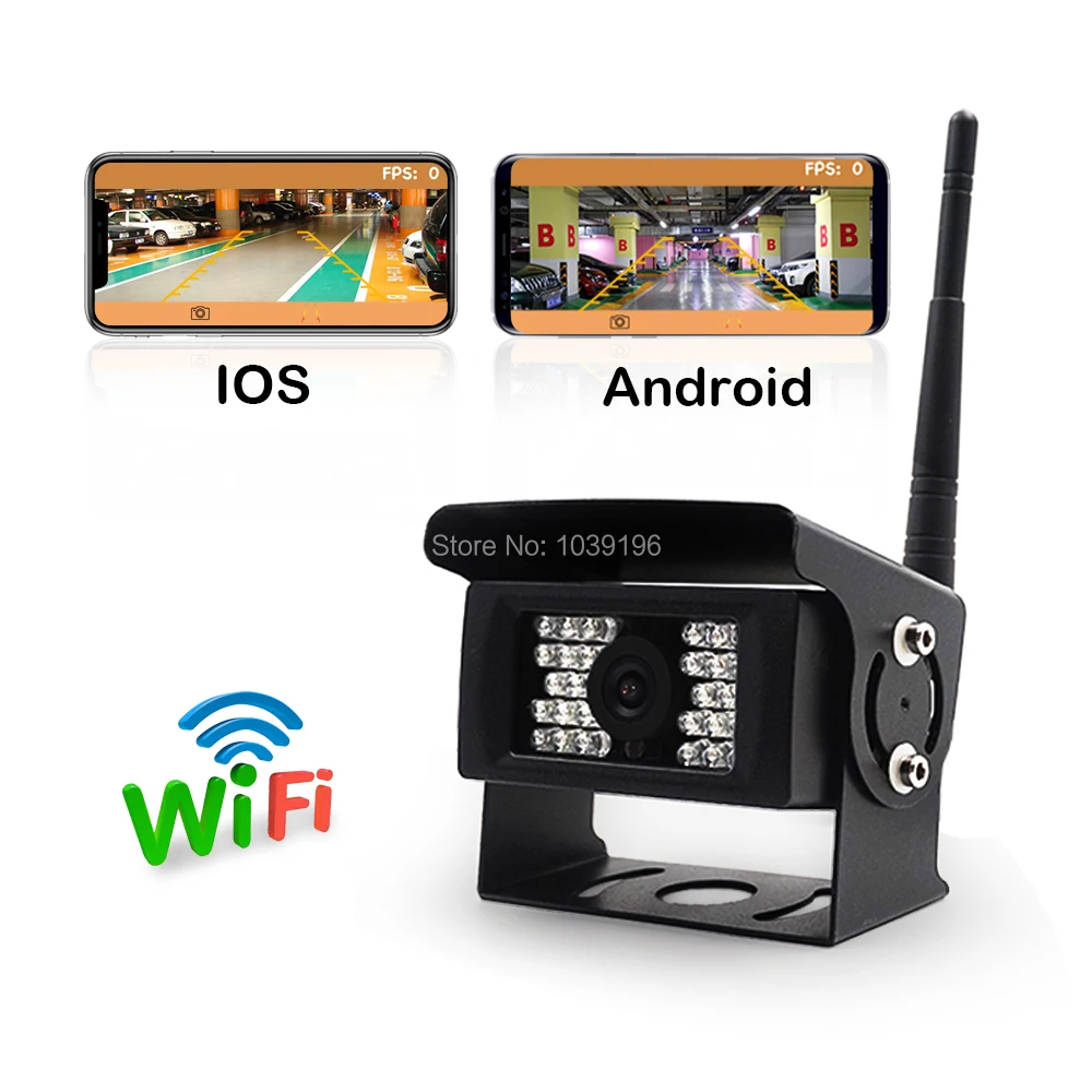 Newest Car Rear View Camera Truck Bus 24V Automobile WiFi Wireless Reverse HD Night Vision Backup Camera For Iphone IOS Android
Newest Car Rear View Camera Truck Bus 24V Automobile WiFi Wireless Reverse HD Night Vision Backup Camera For Iphone IOS Android