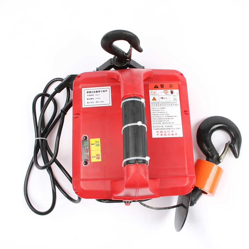 220V 500KGX7.6M 200x19M Portable Electric Winch with wireless remote controller winch traction block Electric hoist windlass
220V 500KGX7.6M 200x19M Portable Electric Winch with wireless remote controller winch traction block Electric hoist windlass