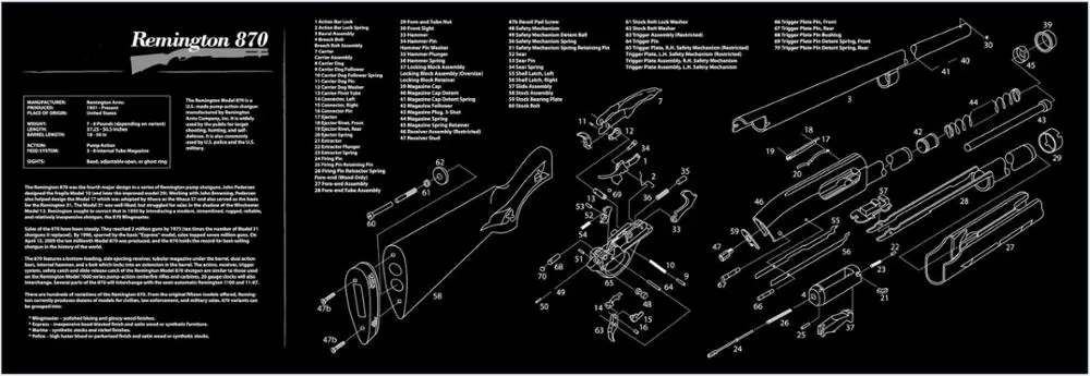 AR15 AK47 Gun Cleaning Rubber Mat W/ Parts Diagram & Instructions Armorers Bench Mat Mouse Pad for Glock SIG P220 P226 P229 1911
AR15 AK47 Gun Cleaning Rubber Mat W/ Parts Diagram & Instructions Armorers Bench Mat Mouse Pad for Glock SIG P220 P226 P229 1911